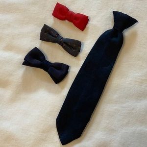 Vintage Boys Clip On Ties